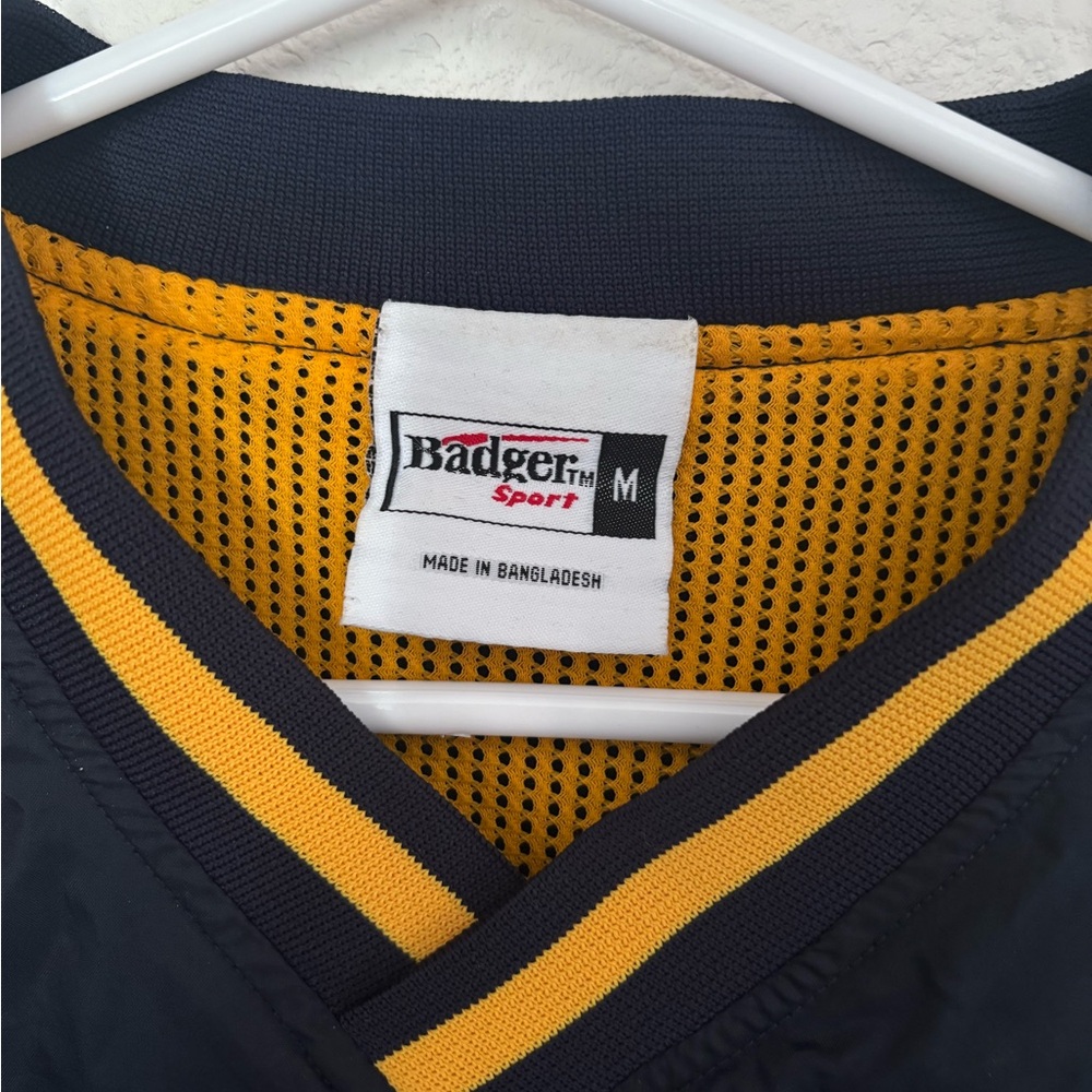 Black And Yellow Pullover Jacket - image 3